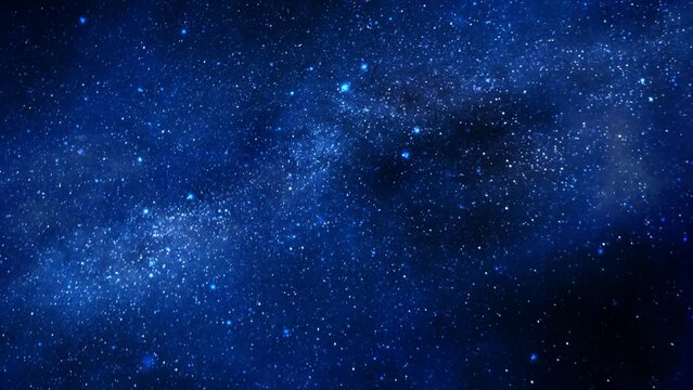 Animated background with a starry sky