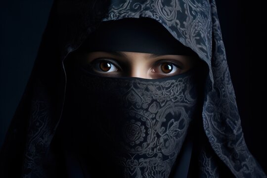 Girl in burqa