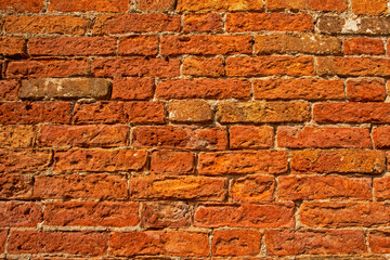 abstract background of brick brown wall in modern interior