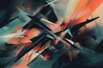 Abstract optimized paint background, AI generated