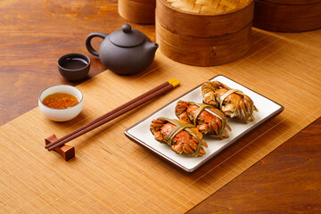 China, Mid-Autumn Festival special steamed hairy crabs