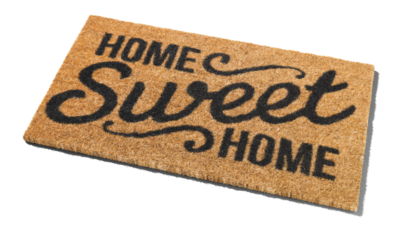 Home Sweet Home Doormat Isolated - Transparent PNG.