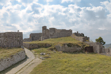Fototapeta na wymiar Detail of Rosafa Fortress Plateau in Shkoder, Albania