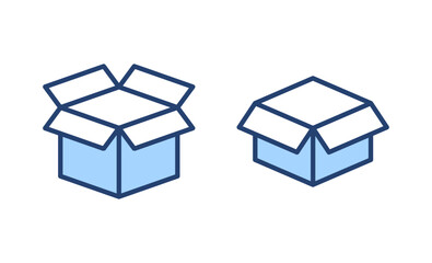 Box icon vector. box sign and symbol, parcel, package