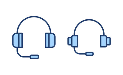 Headphone icon vector. Headvector sign and symbol