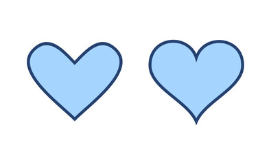 Love icon vector. Heart sign and symbol. Like icon vector.