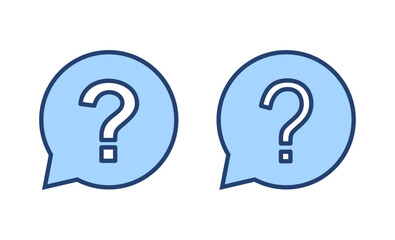 Question icon vector. question mark sign and symbol
