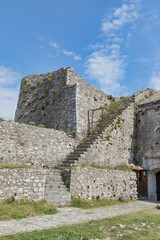 Fototapeta na wymiar Stairs to the Peak of Rosafa Fortress, Shkoder