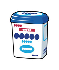 Fototapeta premium ヨーグルト イラスト