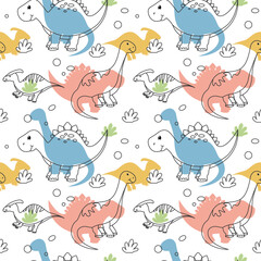 Smile Seamless Pattern Design Illustration with Smiling Character and Happiness Face in Template Hand Drawn Cartoon Flat Design