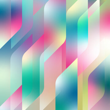 Abstract pastel holographic blurred grainy gradient background texture. Colorful digital grain soft noise effect pattern. Lo-fi multicolor vintage retro design.
