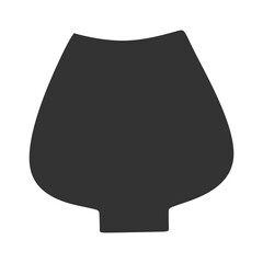 Modern pottery shape recolorable vector element