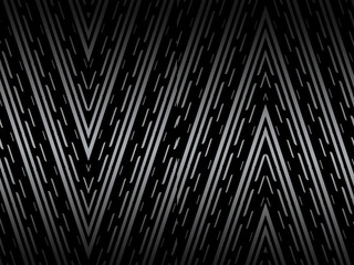 Obraz premium Black abstract geometric background. Modern shapes concept. Black metal texture steel background.