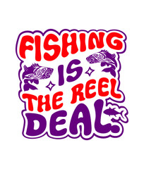 Fishing Vector, Elements and Craft Design.