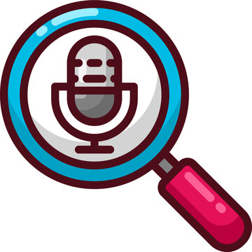 recommend clip art: searching Podcast Outline Icon