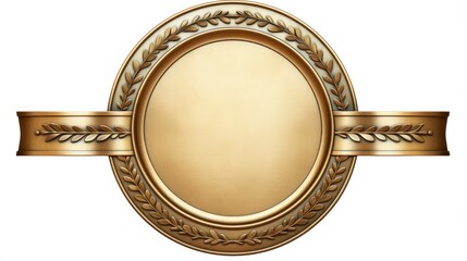 gold silver badge