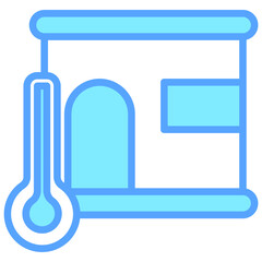 Sauna icon often used in design, websites, or applications, banner, flyer to convey specific concepts related to gym and fitness.