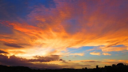 美しい夕暮れの光景