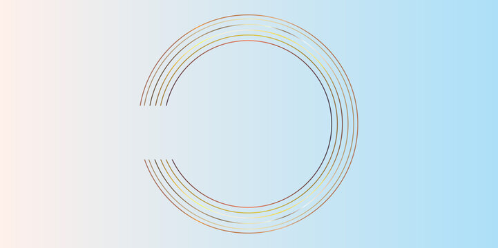 abstract colorful circel background.