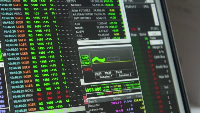 Running trades with a tab view on the Indonesian Stock Exchange. Ideal for active investors looking to stay updated on stock market developments.