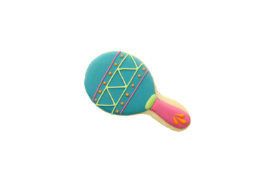 PNG, mexican maracas, isolated on white background.