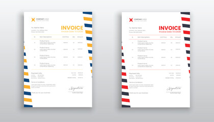 creative modern invoice template for your business

