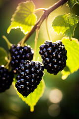 Enchanting Blackberry: Organic Symbolism in Beautiful Light