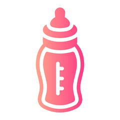 milk bottle Gradient icon