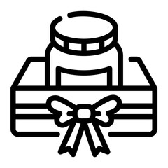hamper Line Icon