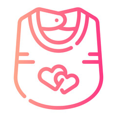 bib Line Gradient Icon