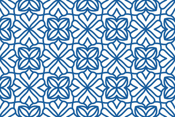 Seamless abstract geometric shape pattern