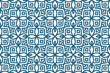 Seamless abstract geometric shape pattern