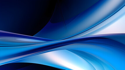 Blue abstract background. Gradient design element for banners, backgrounds, wallpapers and covers.
