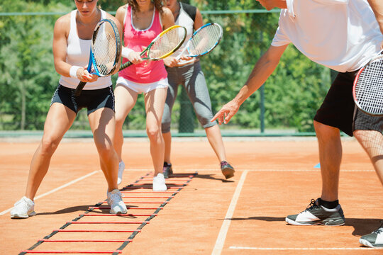 Cardio tennis training - Powered by Adobe