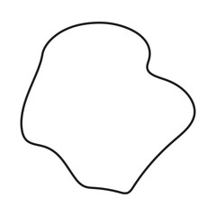 abstract blobs outline for background