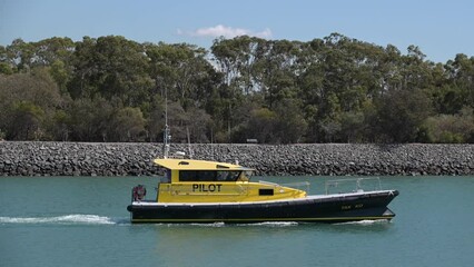 Australian Pilot boat in Gladstone Queensland Australia