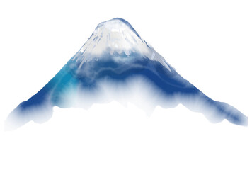 富士山　日本　水彩　世界遺産　アイコン