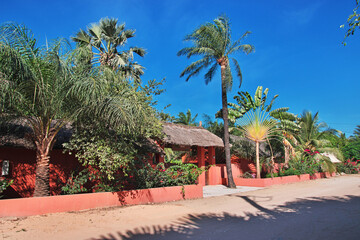 The hotel in Casamance area, Senegal, West Africa