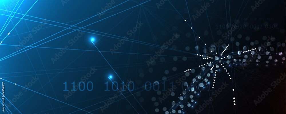 Aufkleber technology abstract futuristic background for internet business. big data concept.