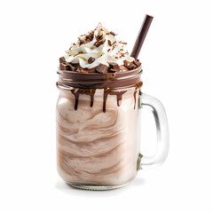 Milkshake isolated Generative AI