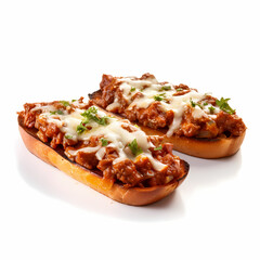 Mollete isolated Generative AI