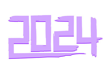 2024 logo text design