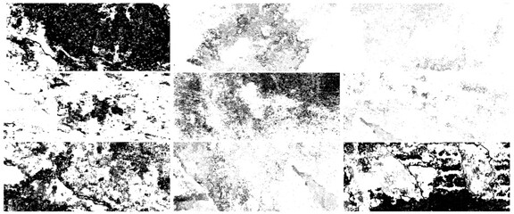 Dark concrete wall texture transparent background, collection of grunge textures, overlay textures set stamp with grunge effect, cement wall vector Illustration.