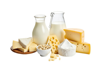 Dairy Excellence: Isolated Fresh Products Generative AI