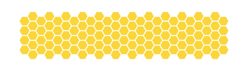 Honeycomb icon. On a white background. Vector.