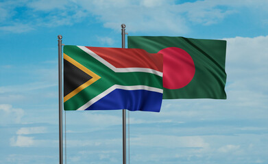 Bangladesh and South Africa flag