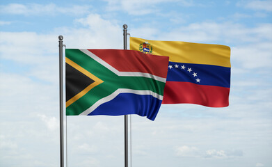 Venezuela and South Africa flag