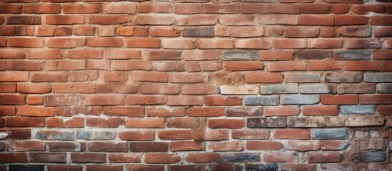 Brick wall background with free copy space for product or advertisement design