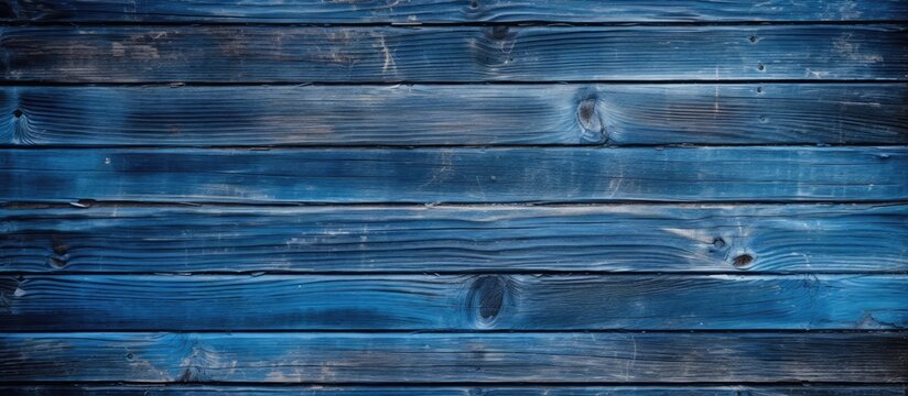 Blue background with wooden texture