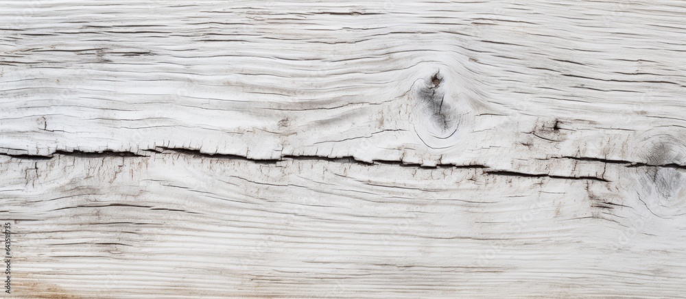 Poster White wooden surface with a textured pattern for design backdrop